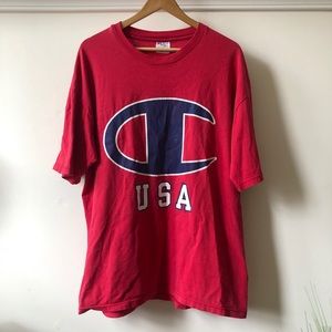 Vintage 1990s Champion USA Short Sleeve Shirt